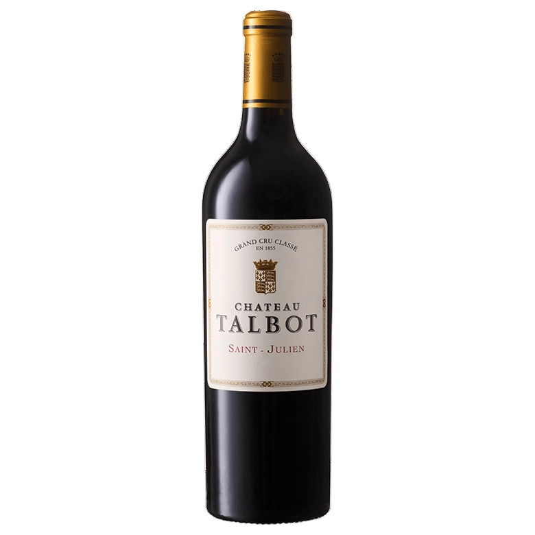 A bottle of 2023 Chateau Talbot 3000ml Red Wine