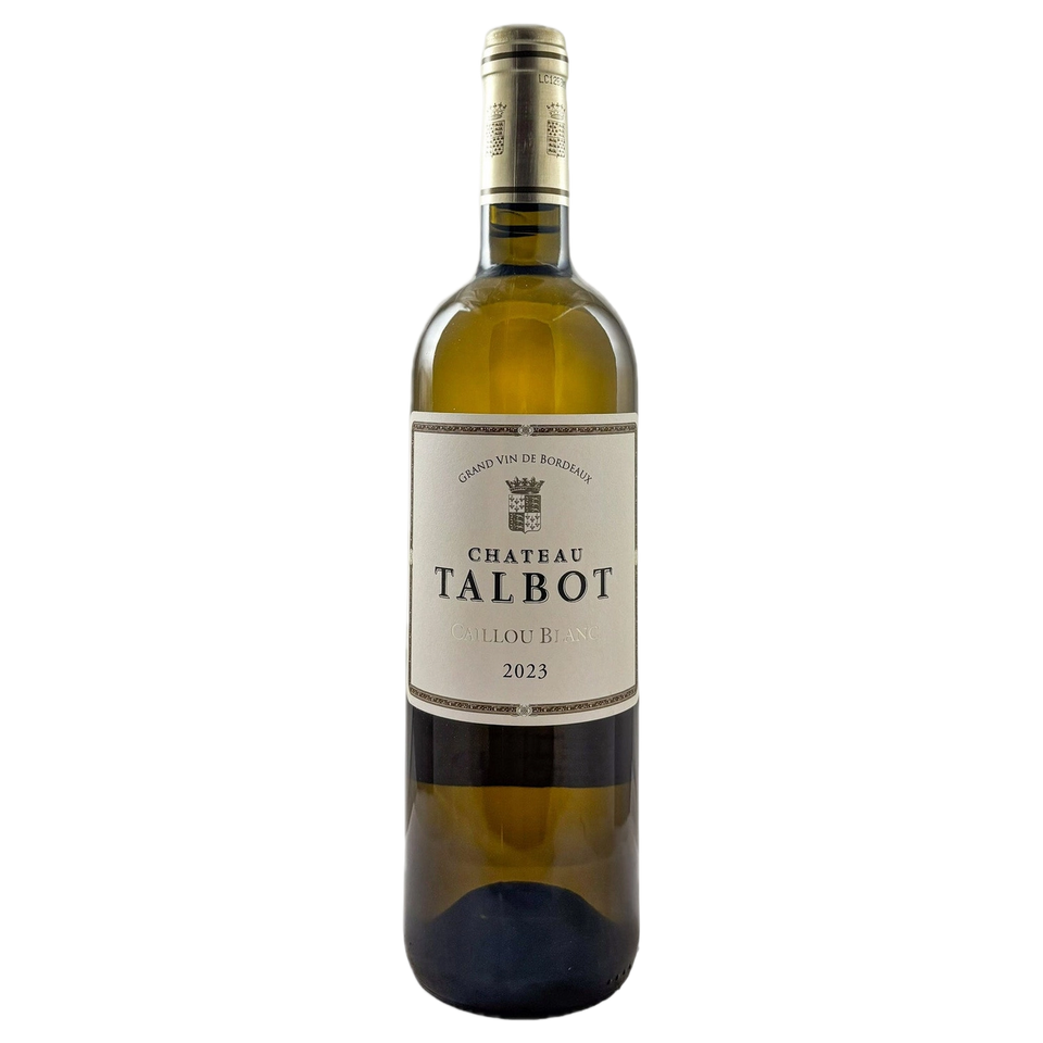 A bottle of 2023 Caillou Blanc De Ch Talbot 750ml White Wine