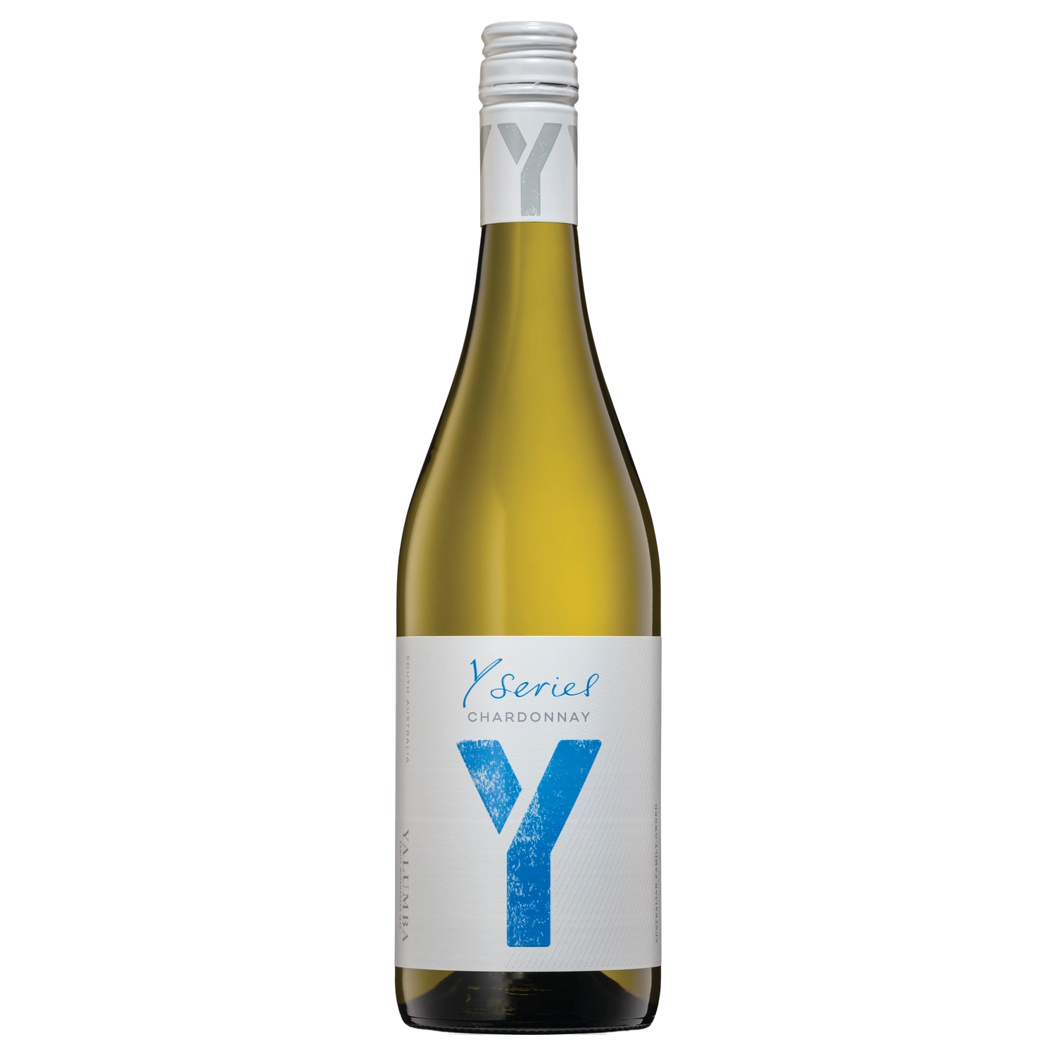 A bottle of 2025 Y Series Chardonnay 750ml White Wine