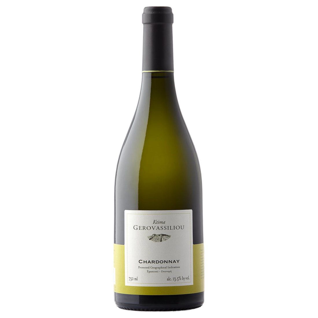 A bottle of 2024 Gerovassiliou Chardonnay 750ml White Wine