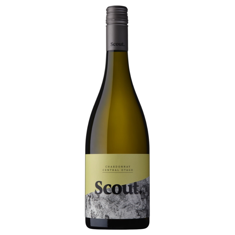 A bottle of 2024 Scout Wines Central Otago Chardonnay 750ml White Wine