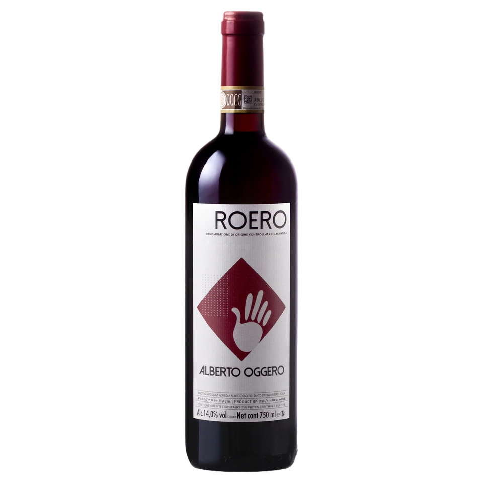 A bottle of Alberto Oggero Roero Anime Nebbiolo 2022 750ml Red Wine