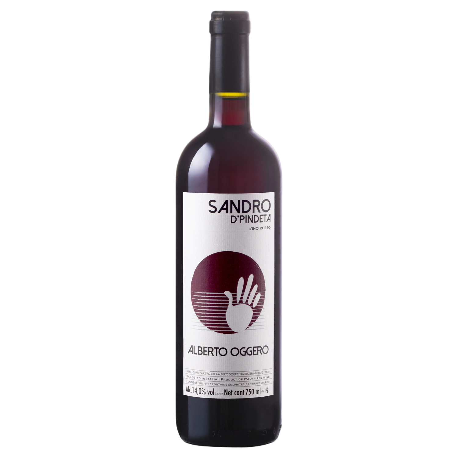 A bottle of 2024 Alberto Oggero Sandro d'Pindeta Nebbiolo 750ml Red Wine