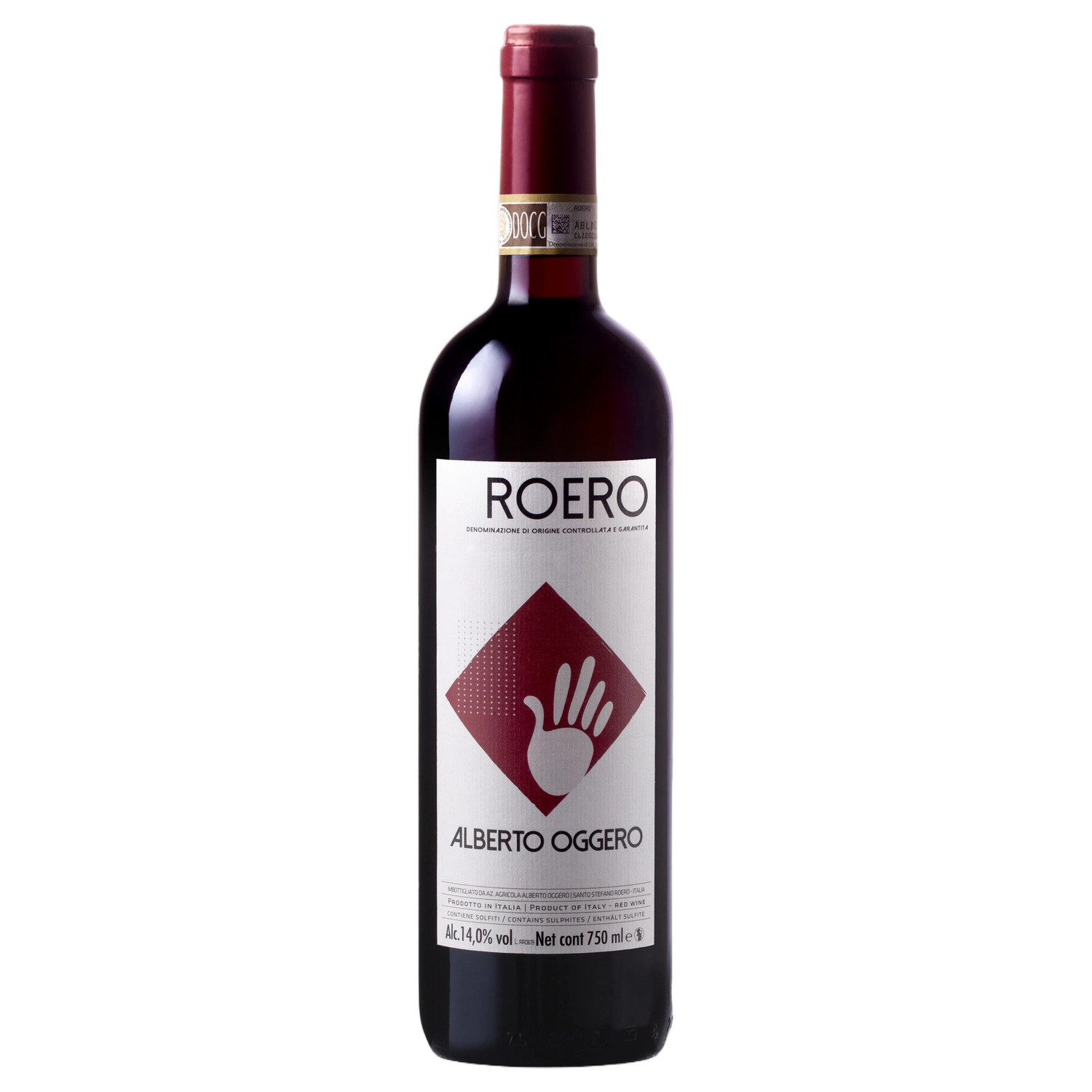A bottle of 2023 Alberto Oggero Roero Le Coste Nebbiolo 750ml Red Wine