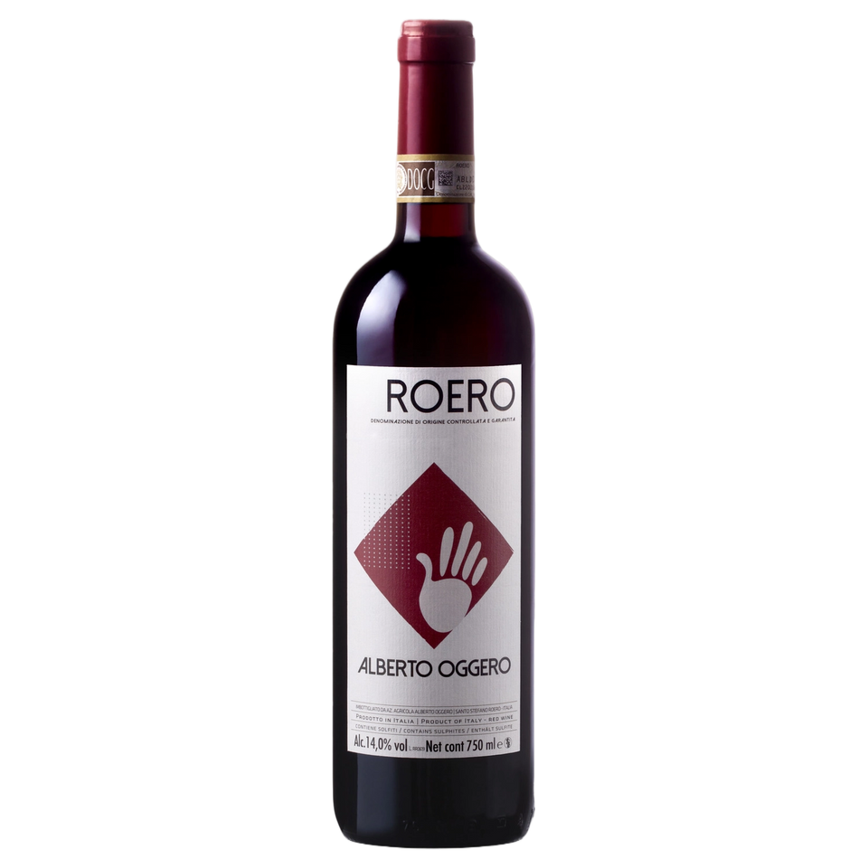 A bottle of 2023 Alberto Oggero Roero Le Coste Nebbiolo 750ml Red Wine