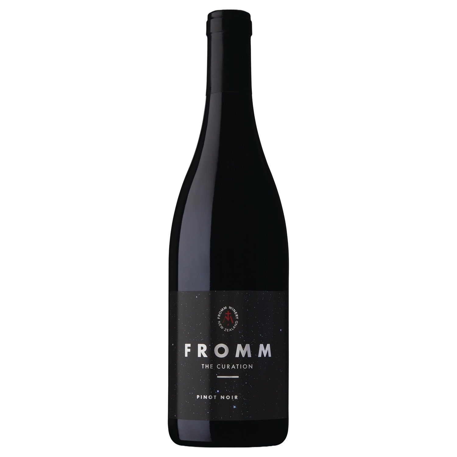A bottle of 2021 FROMM Pinot Noir The Curation Australia 750ml Red Wine