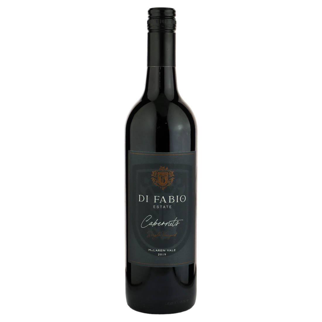 A bottle of Di Fabio Single Vineyard Cabernets 2019 750ml Red Wine