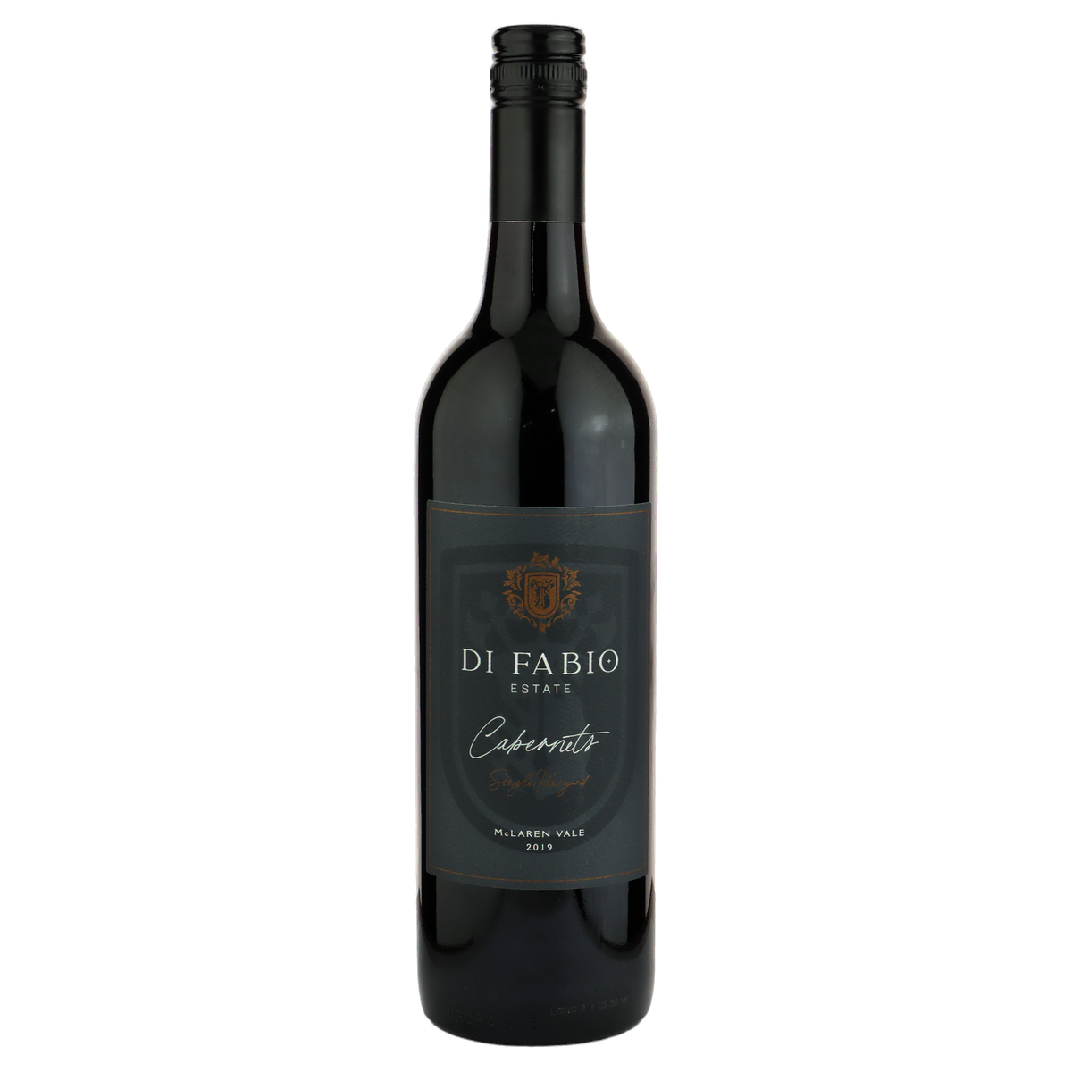 A bottle of Di Fabio Single Vineyard Cabernets 2019 750ml Red Wine
