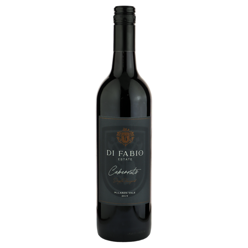 A bottle of Di Fabio Single Vineyard Cabernets 2019 750ml Red Wine