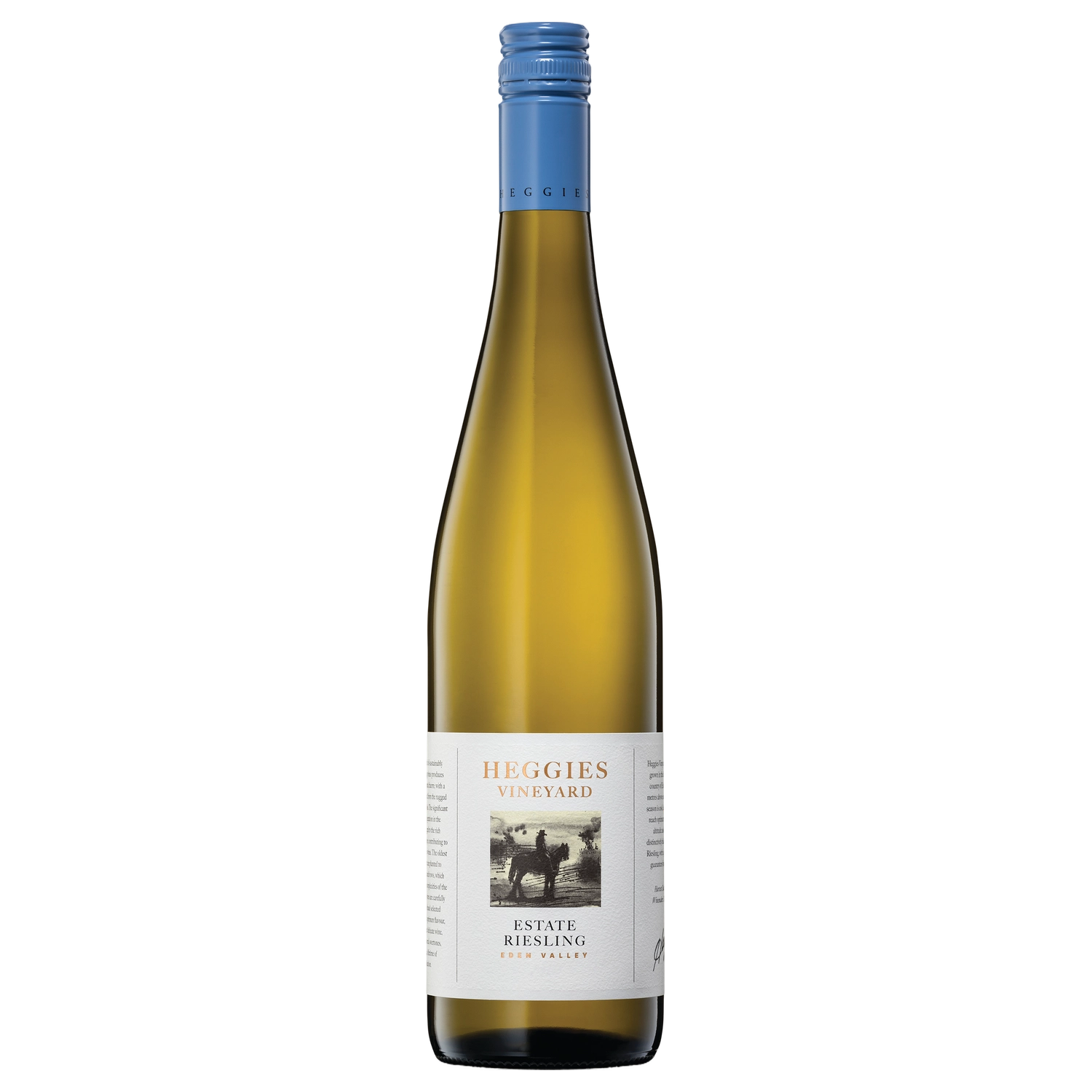 A bottle of 2025 Heggies Vineyard Estate Riesling 750ml White Wine