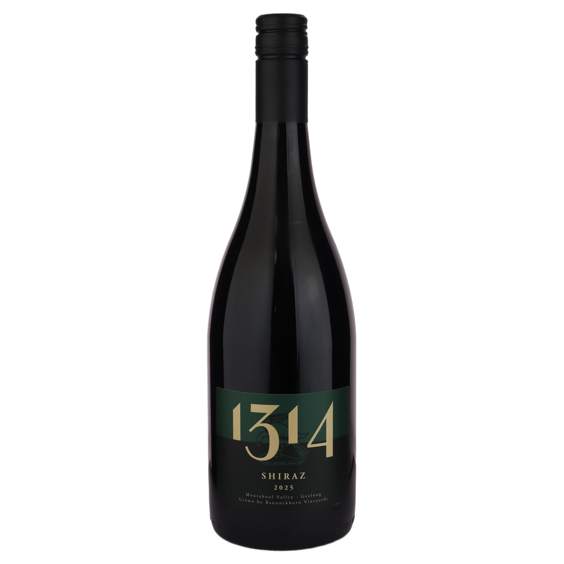 A bottle of 2025 Bannockburn 1314 Shiraz 750ml Red Wine