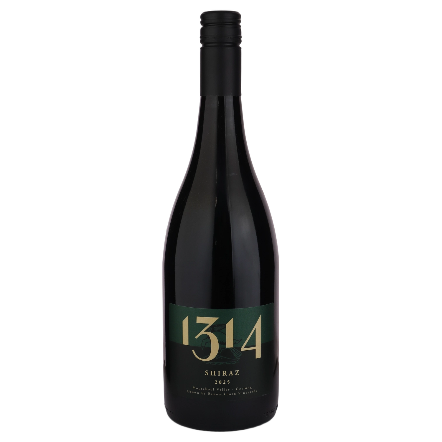 A bottle of 2025 Bannockburn 1314 Shiraz 750ml Red Wine