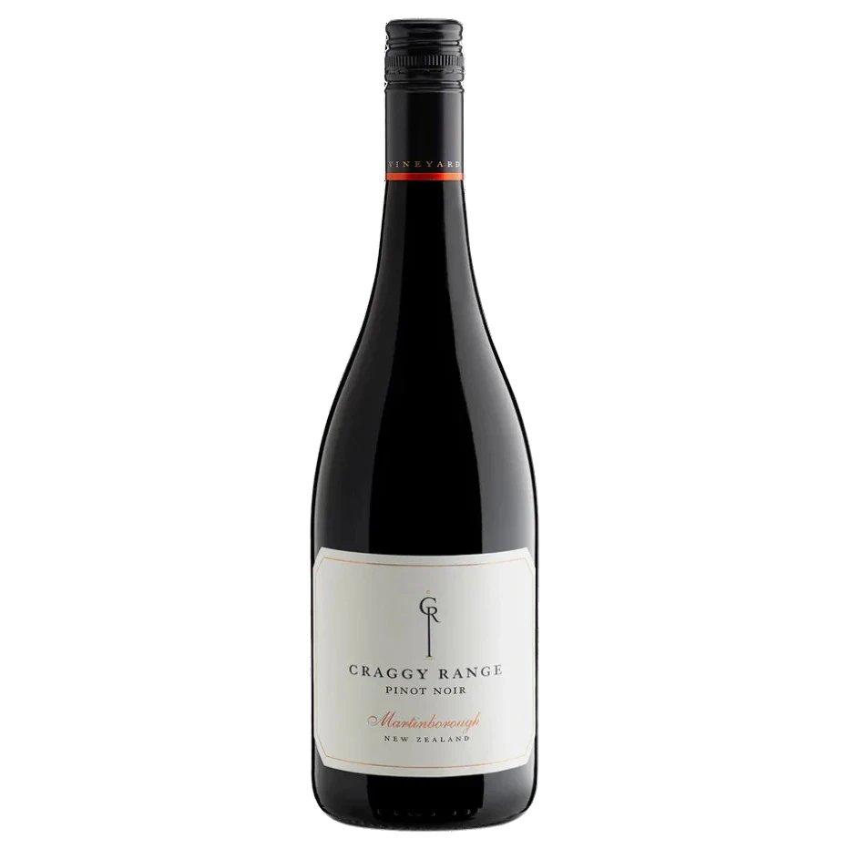 A bottle of 2025 Craggy Range Martinborough Pinot Noir 750ml Red Wine