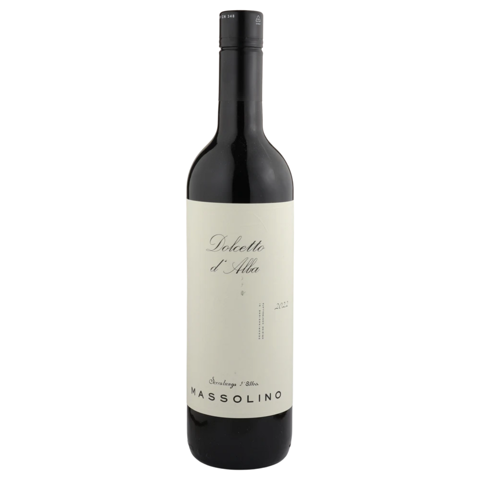 A bottle of 2024 Massolino Dolcetto d'Alba 750ml Red Wine