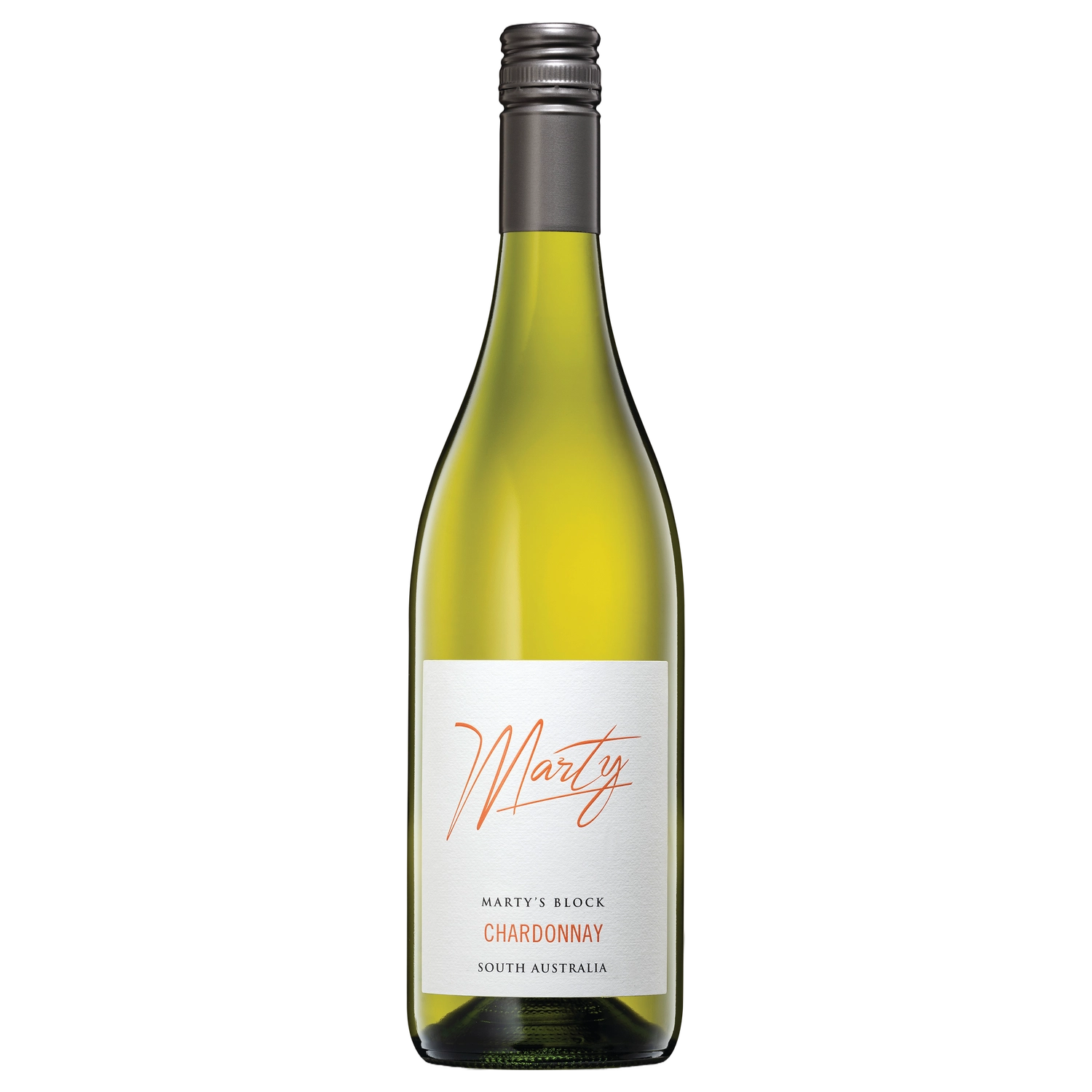 A bottle of 2024 Marty's Block Chardonnay 750ml White Wine