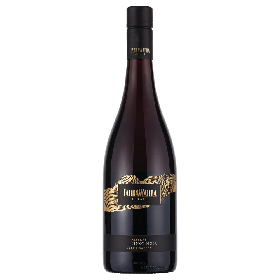 A bottle of 2021 TarraWarra Estate Reserve Pinot Noir 750ml Red Wine