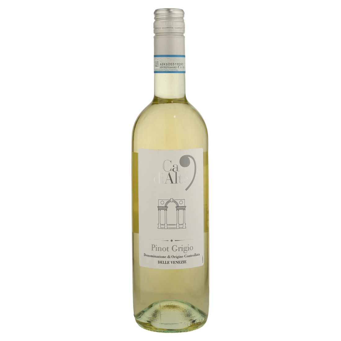 A bottle of 2025 Ca'di Alte Pinot Grigio delle Venezia DOC 750ml White Wine