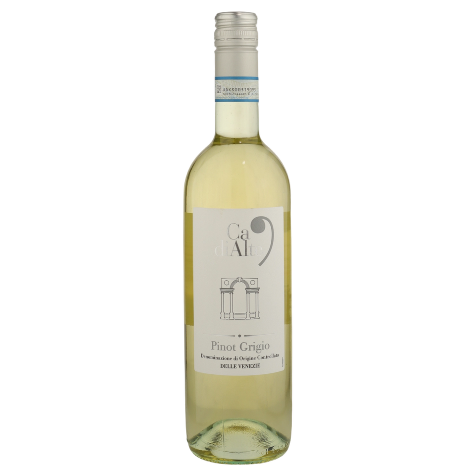A bottle of 2025 Ca'di Alte Pinot Grigio delle Venezia DOC 750ml White Wine