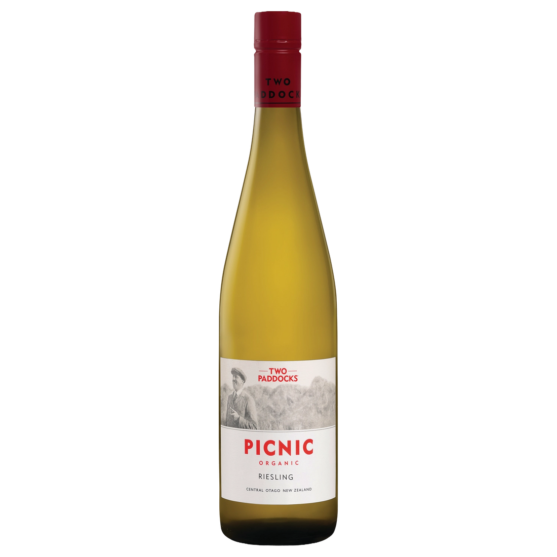 A bottle of 2024 Two Paddocks Picnic Riesling 750ml White Wine