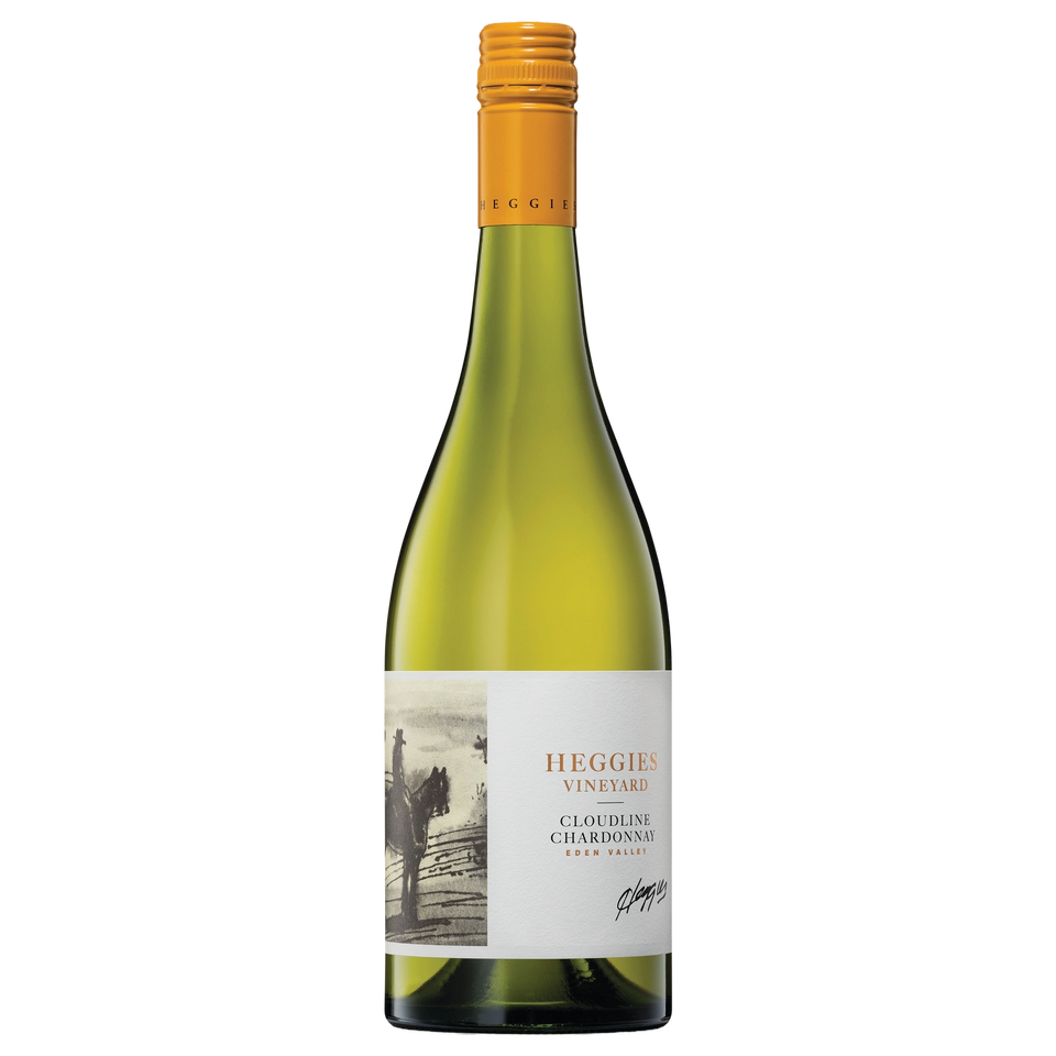 A bottle of 2025 Heggies Vineyard Cloudline Chardonnay 750ml White Wine