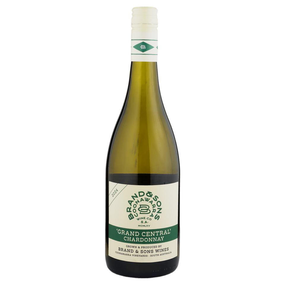 A bottle of Brand & Sons Grand Central Chardonnay 2024 750ml White Wine