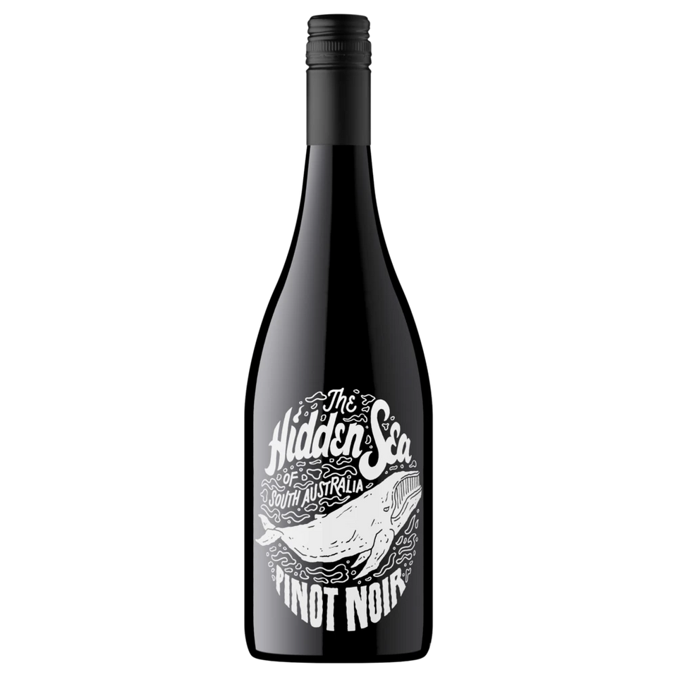 A bottle of 2024 The Hidden Sea Pinot Noir 750ml Red Wine