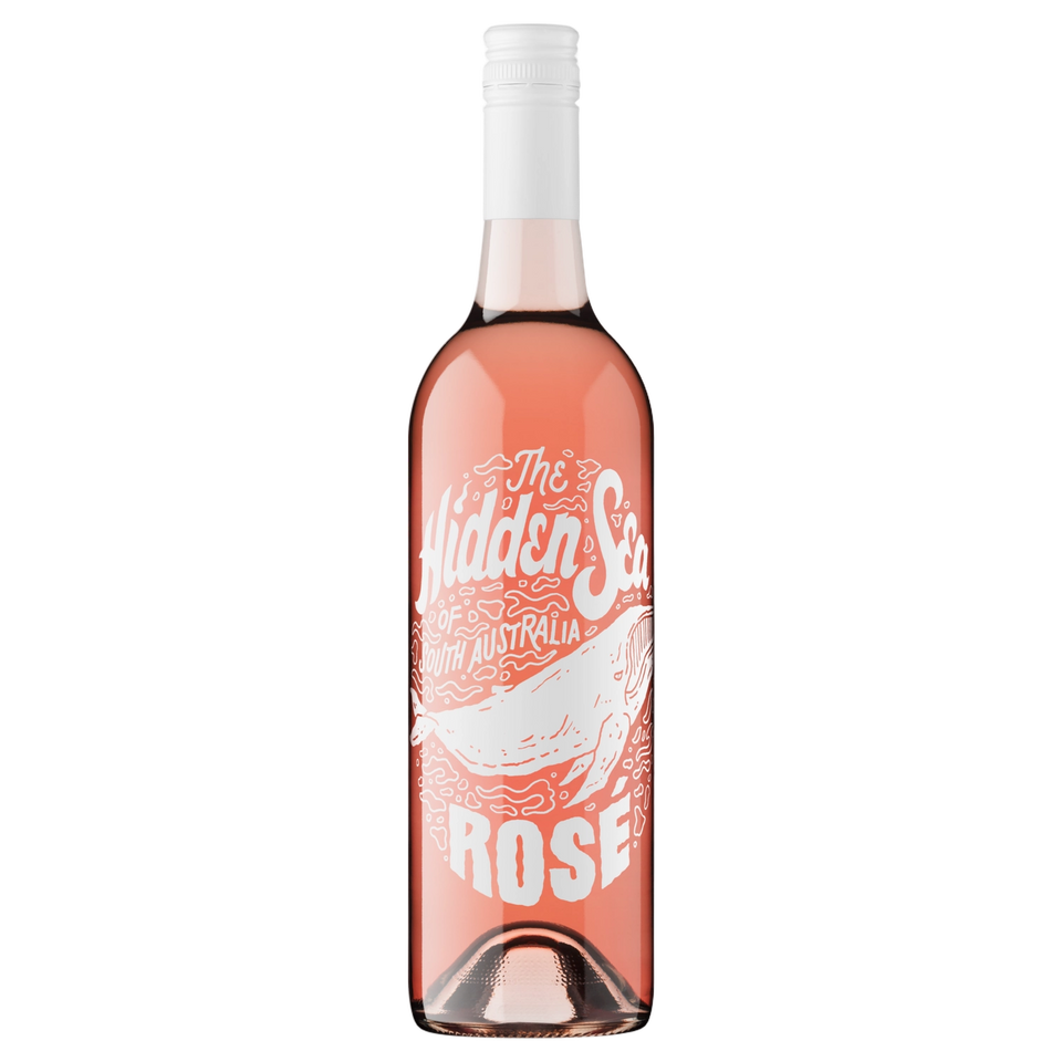 A bottle of 2024 The Hidden Sea Rose 750ml Rose Wine