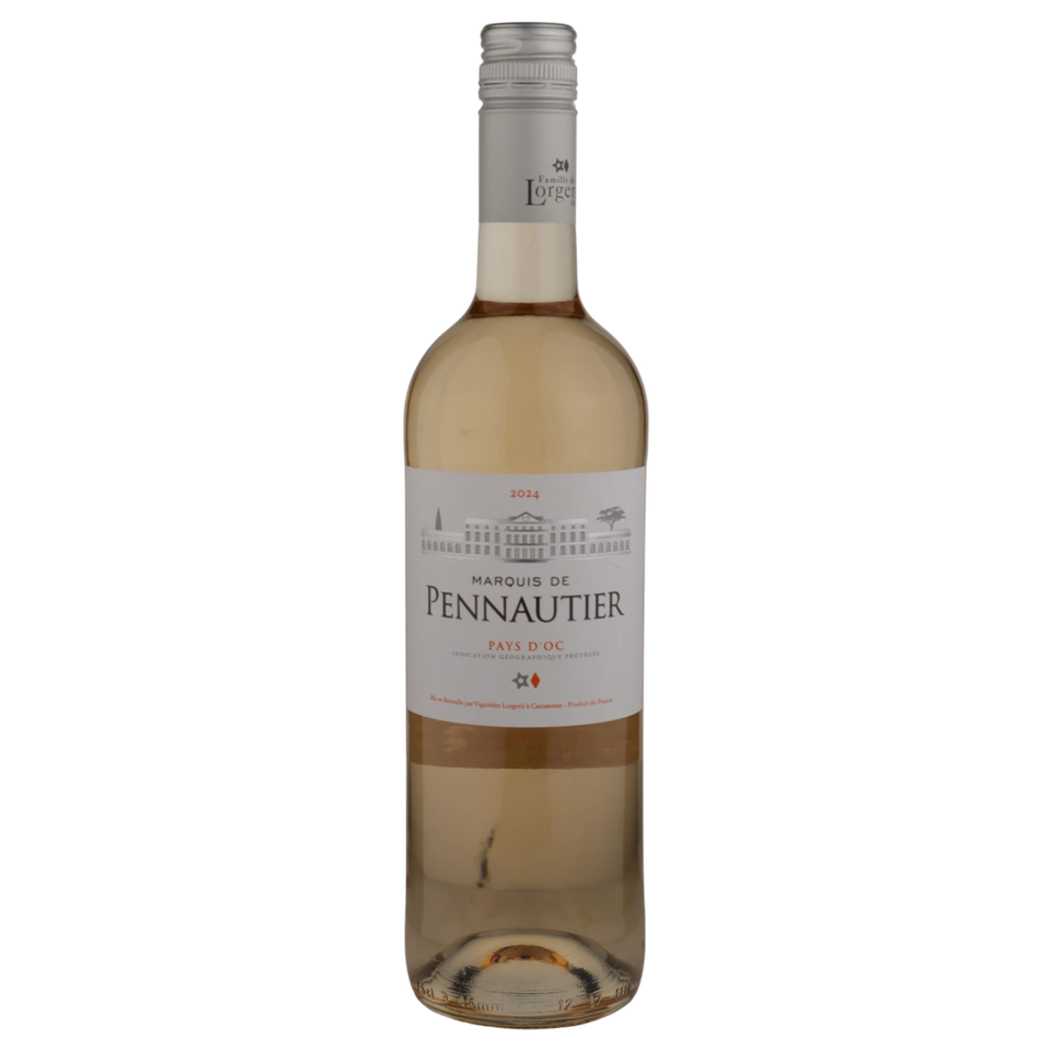 A bottle of 2024 Marquis de Pennautier IGP Pays dOc Rose 750ml Rose Wine