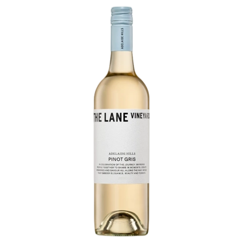 A bottle of 2025 The Lane Series Pinot Gris 750ml White Wine