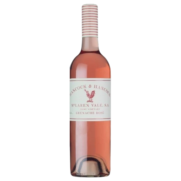 A bottle of 2024 Hancock & Hancock McLaren Vale Rose 750ml Rose Wine