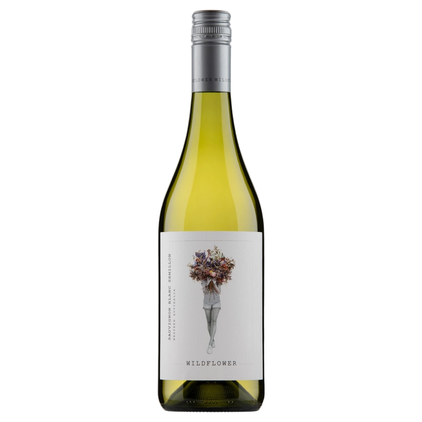 A bottle of 2024 Wildflower Western Australia Sauvignon Blanc Semillon 750ml White Wine