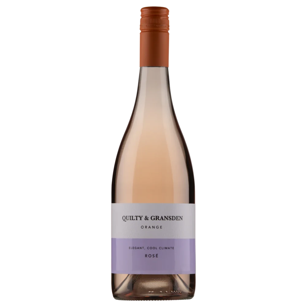 A bottle of 2024 Quilty & Gransden Rose Orange 750ml Rose Wine