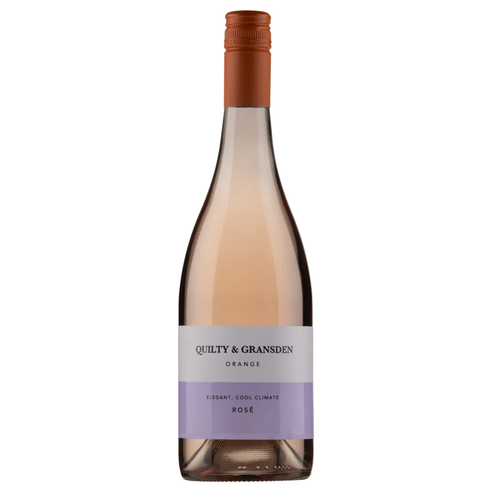A bottle of 2024 Quilty & Gransden Rose Orange 750ml Rose Wine