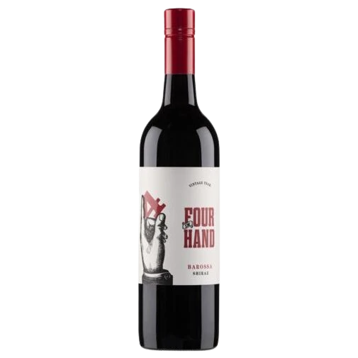 A bottle of 2024 Four in Hand Barossa Valley Shiraz 750ml Red Wine