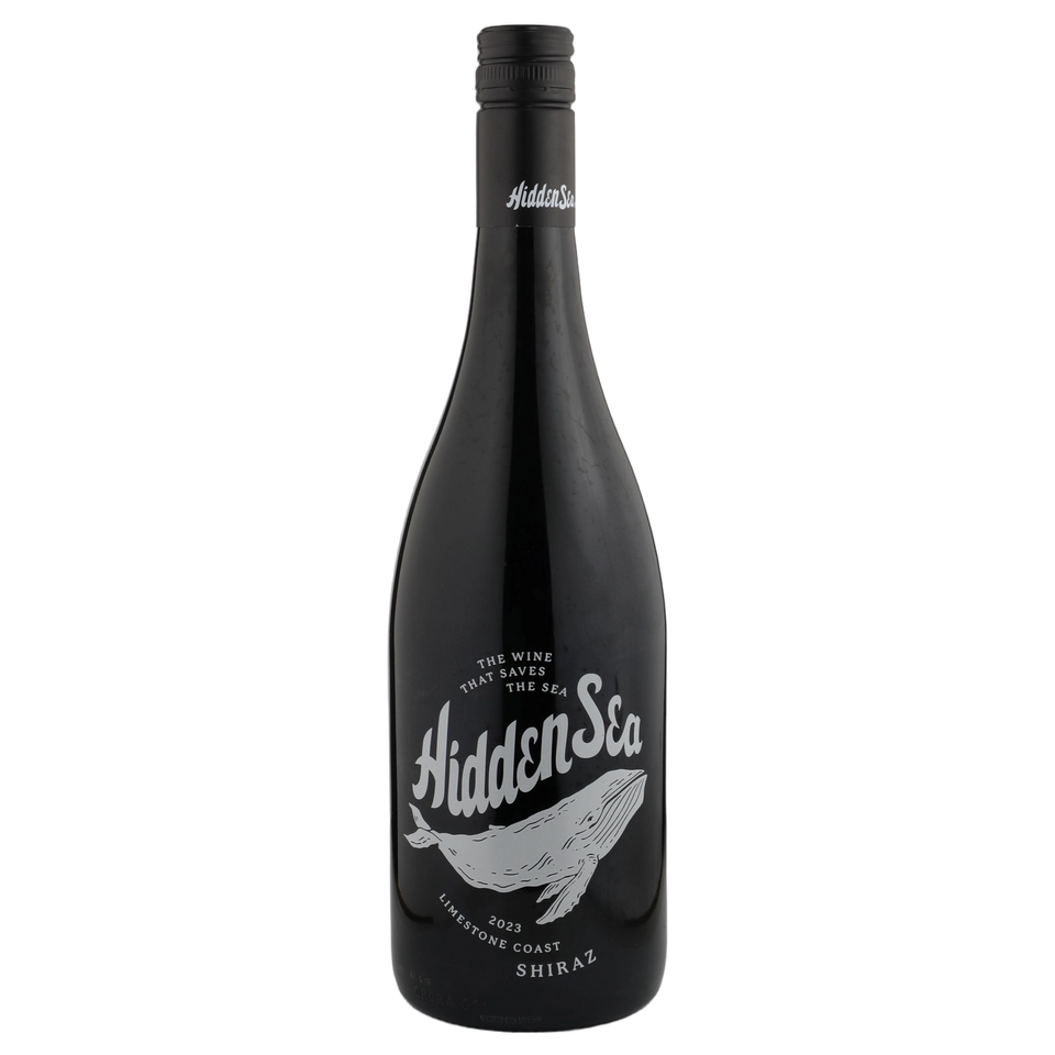 A bottle of 2023 The Hidden Sea Shiraz 750ml Red Wine