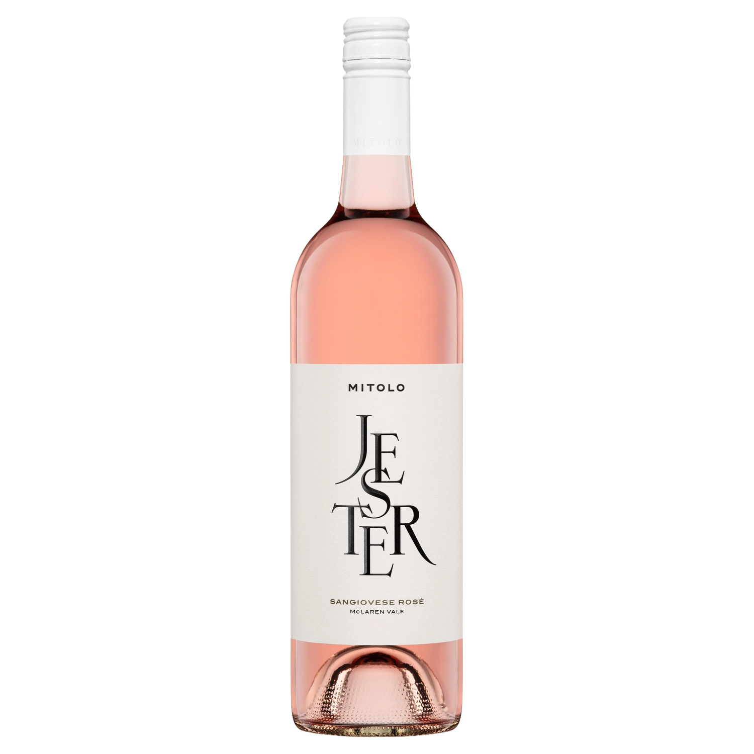 A bottle of 2025 Mitolo Jester McLaren Vale Rose 750ml Rose Wine