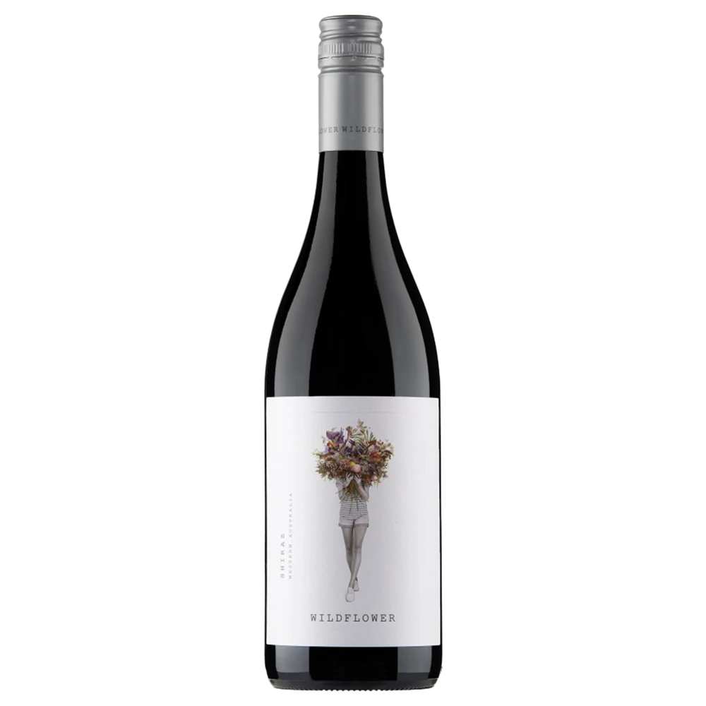 A bottle of 2024 Wildflower Shiraz 750ml Red Wine