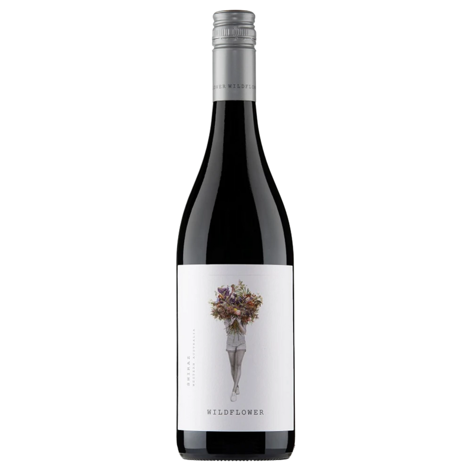 A bottle of 2024 Wildflower Shiraz 750ml Red Wine