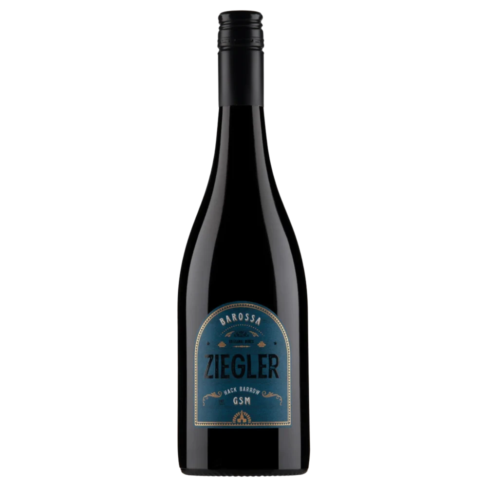 A bottle of 2023 Ziegler Barossa Grenache Shiraz Mourvedre 750ml Red Wine