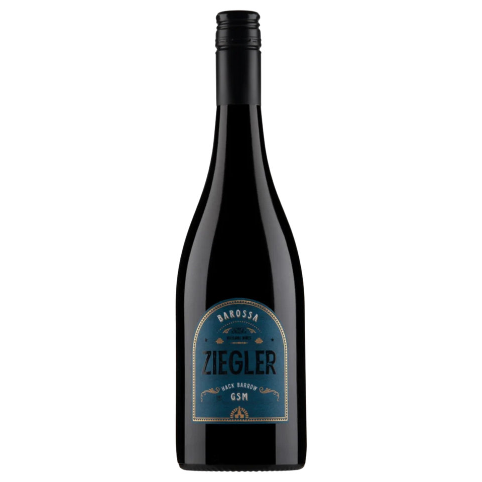 A bottle of 2023 Ziegler Barossa Grenache Shiraz Mourvedre 750ml Red Wine