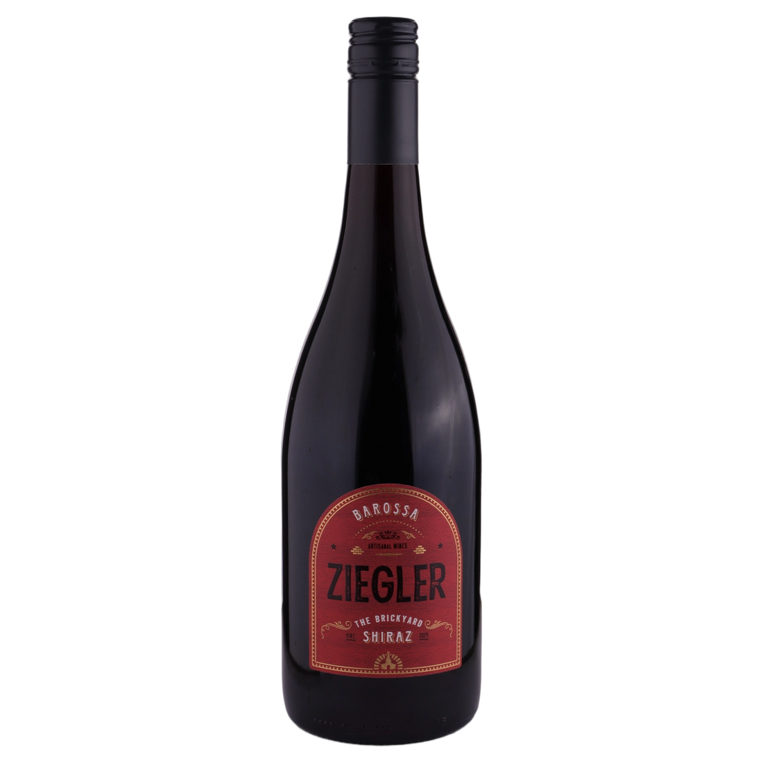 A bottle of 2024 Ziegler Barossa Shiraz 750ml Red Wine