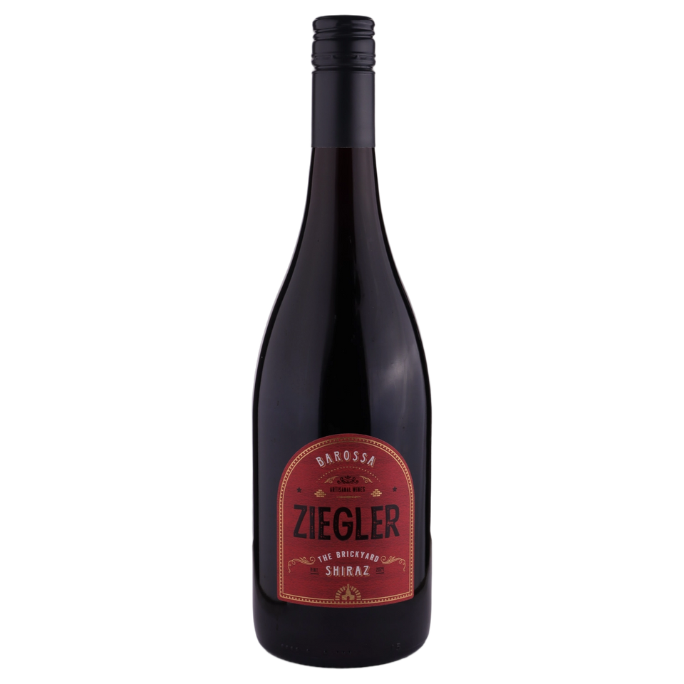 A bottle of 2024 Ziegler Barossa Shiraz 750ml Red Wine