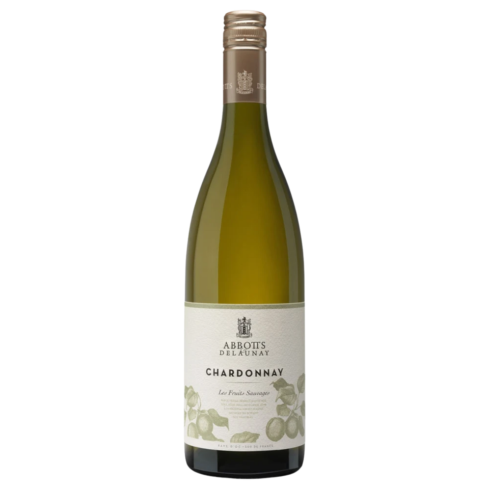 A bottle of 2024 Abbotts & Delaunay IGP Oc Chardonnay 750ml White Wine