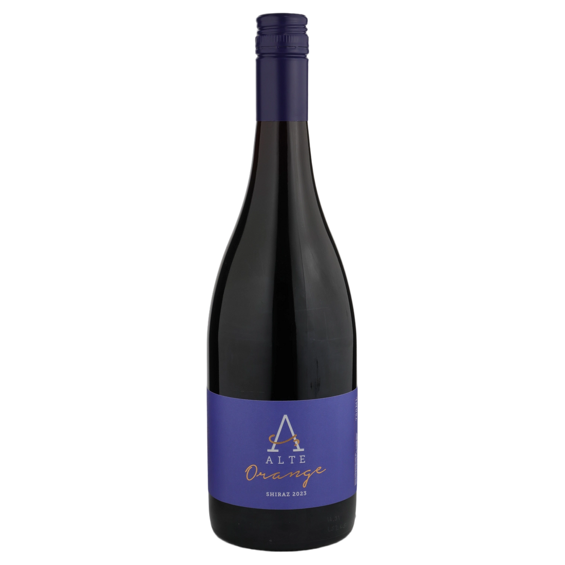 A bottle of 2023 Alte Orange Shiraz 750ml Red Wine