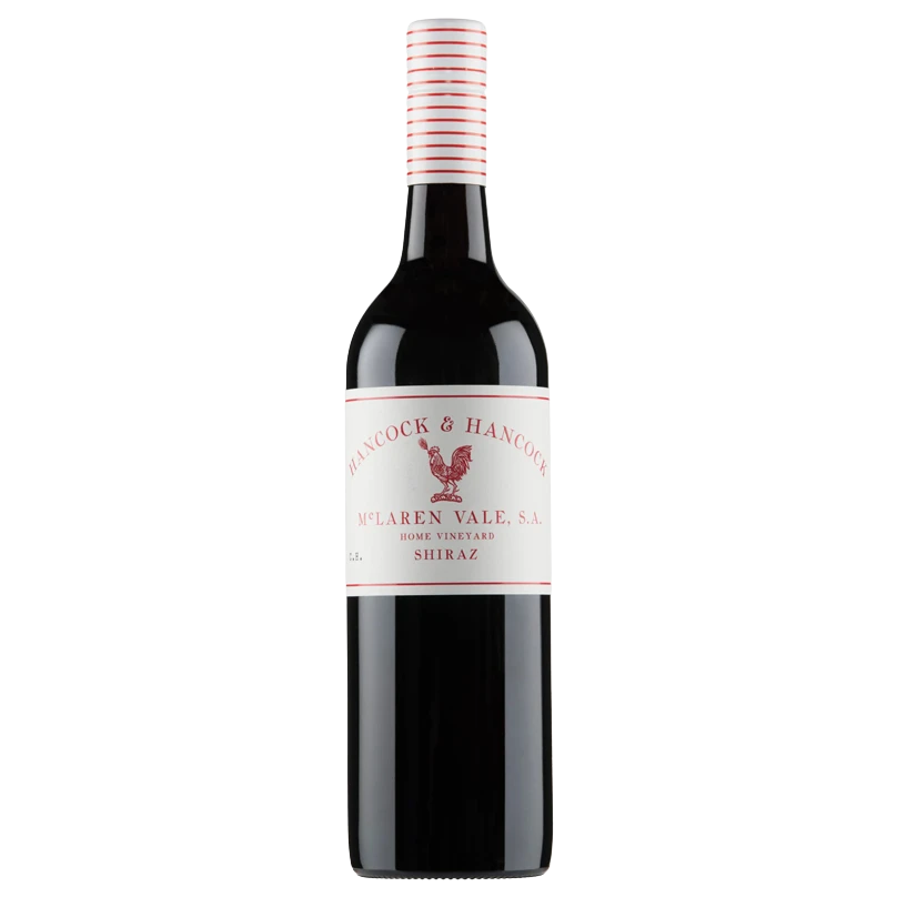 A bottle of 2024 Hancock & Hancock McLaren Vale Shiraz 750ml Red Wine