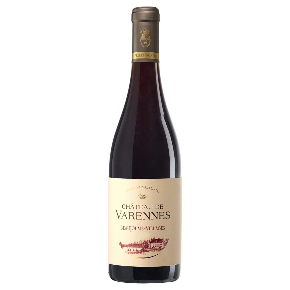 A bottle of 2023 Albert Bichot Beaujolais Villages Varennes Beaujolais 750ml Red Wine