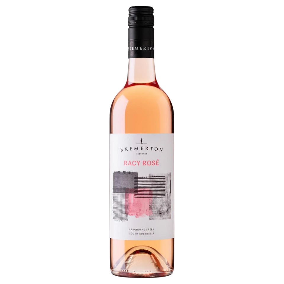 A bottle of 2025 Bremerton Racy Rose 750ml Rose Wine