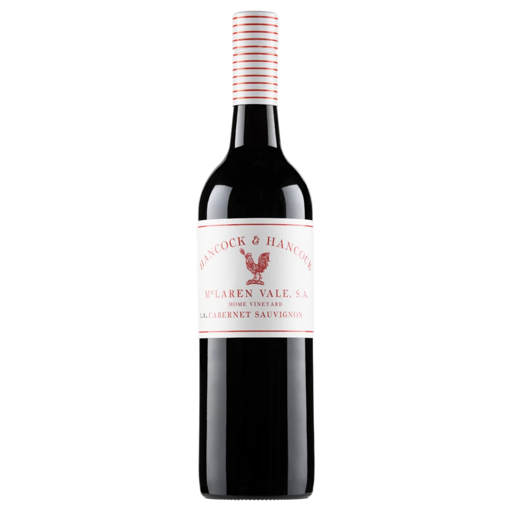 A bottle of 2024 Hancock & Hancock McLaren Vale Cabernet Sauvignon 750ml Red Wine
