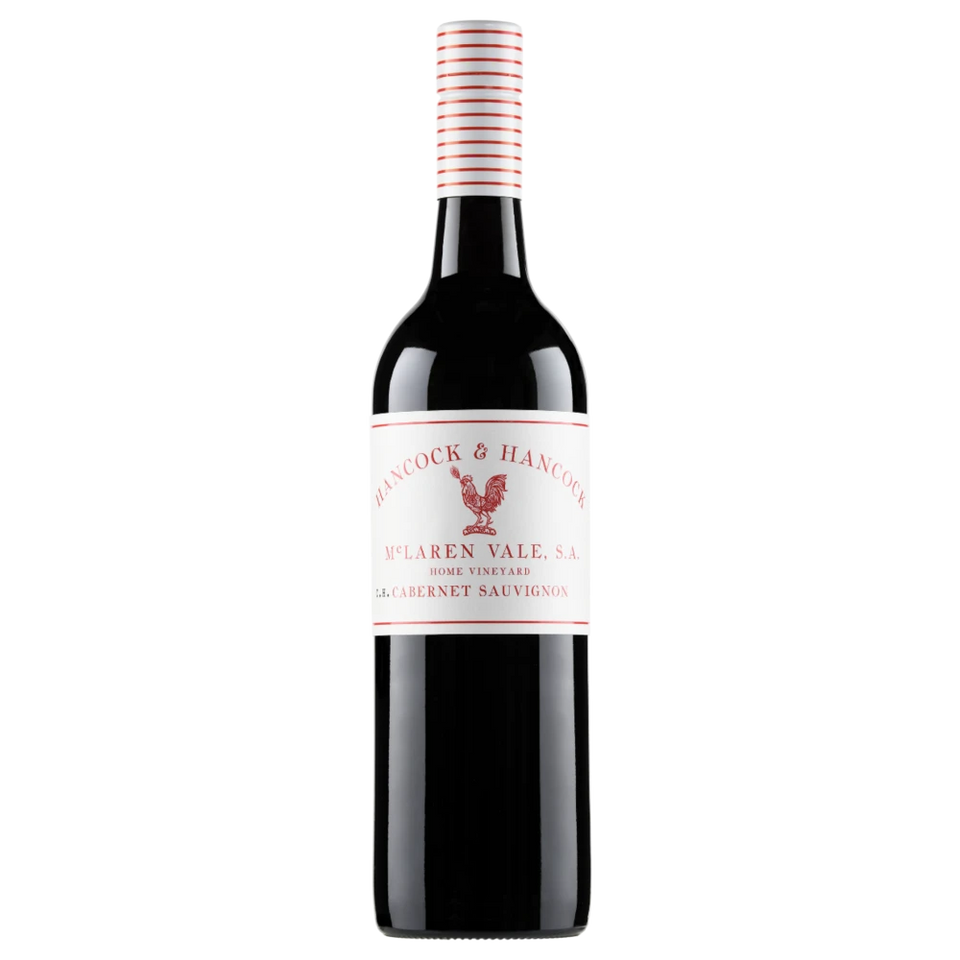 A bottle of 2024 Hancock & Hancock McLaren Vale Cabernet Sauvignon 750ml Red Wine