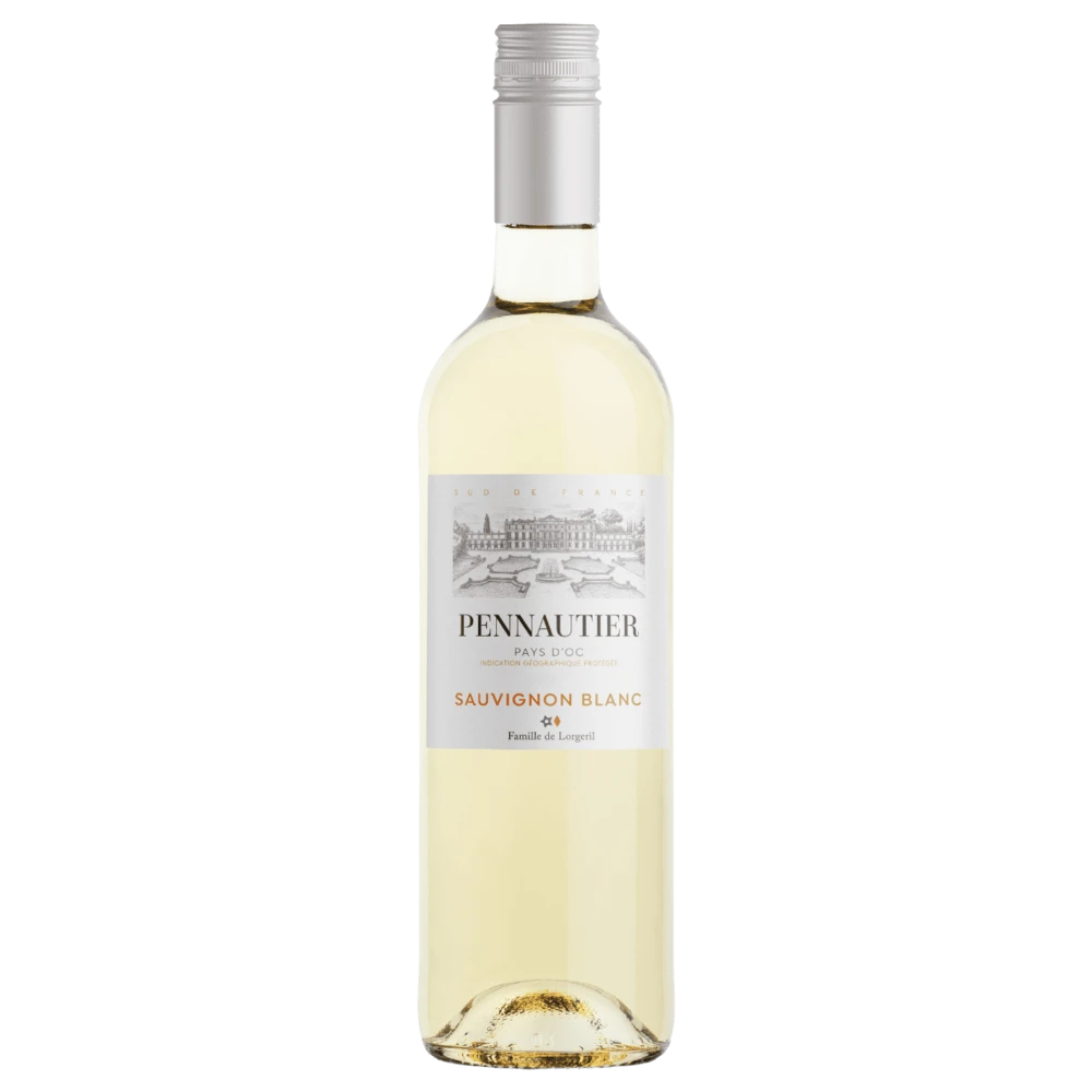 A bottle of 2023 Pennautier IGP OC Sauvignon Blanc 750ml White Wine